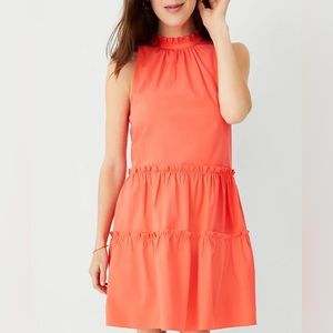 NWT Ann Taylor Ruffle Tiered Shift Dress Size M